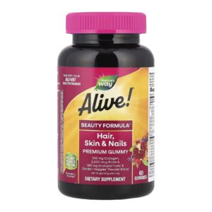 Hair, Skin and Nails with Collagen - 60 gummies Strawberry