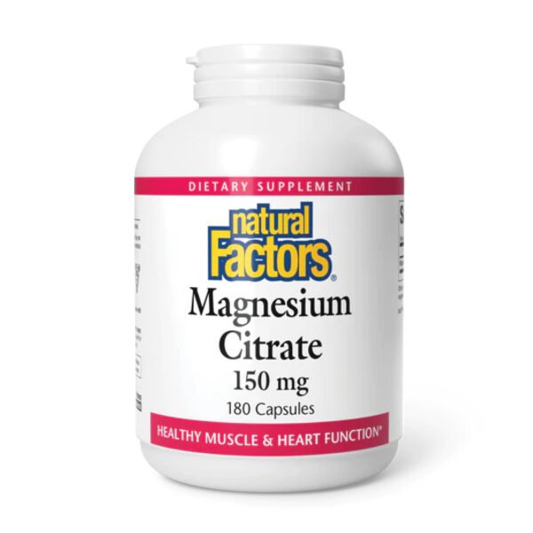 Natural Factors Магній Цитрат 150 мг - 180 капсул