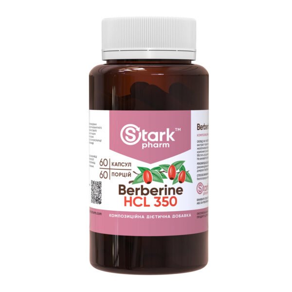 Berberine HCL 350mg - 60 caps
