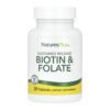 Nature's Plus Біотин та Фолат — 30 таблеток