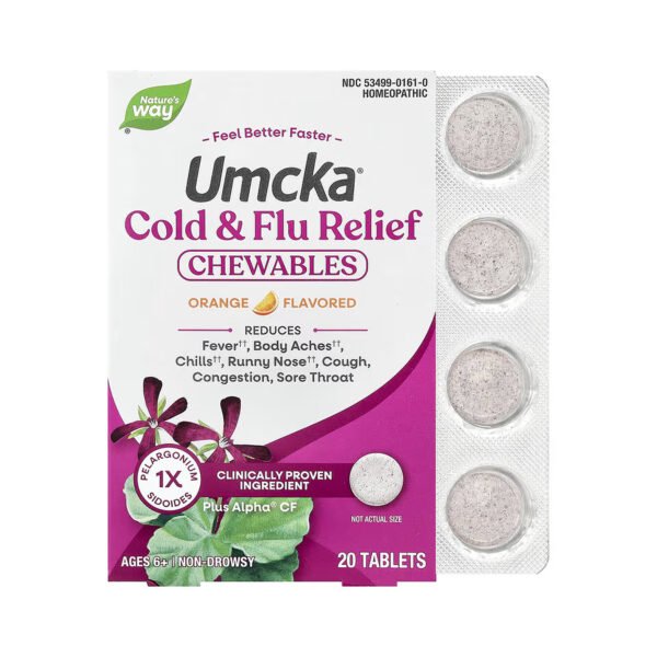 Cold + Flu Relief - 20 tabs Orange