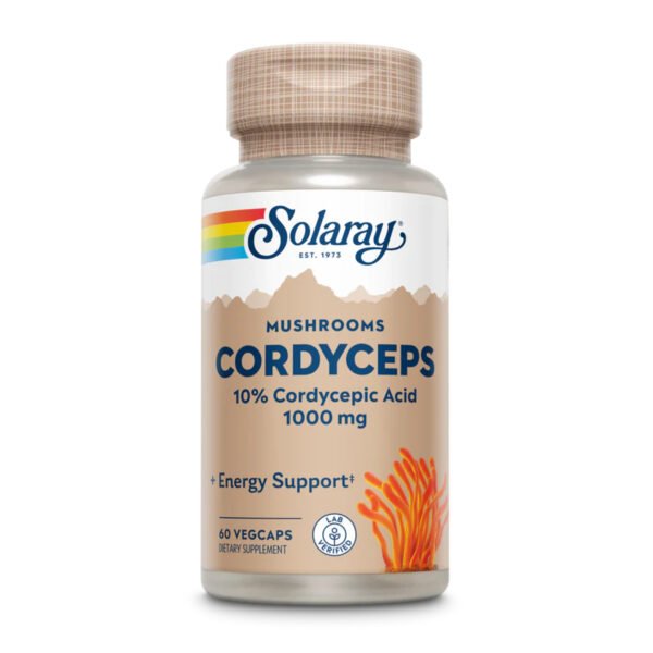 Cordyceps Mushroom Extract 1000mg - 60 vcaps