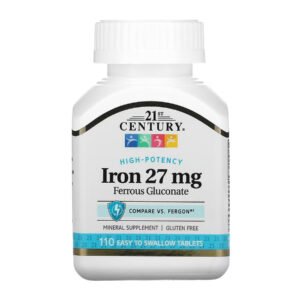 Iron 27 mg Ferrous Gluconate - 110 tabs