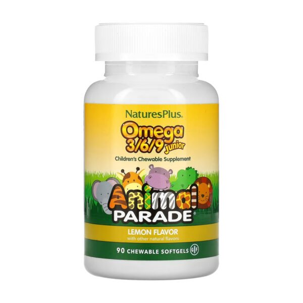 Nature's Plus Kids Omega 3 6 9 — 90 капсул