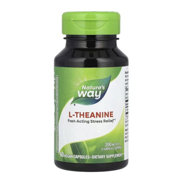 Nature's Way L-Theanine — 60 рослинних капсул