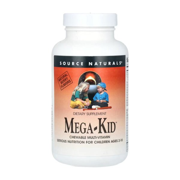 Source Naturals Mega-Kid™ — 120 ваферів з ягодами