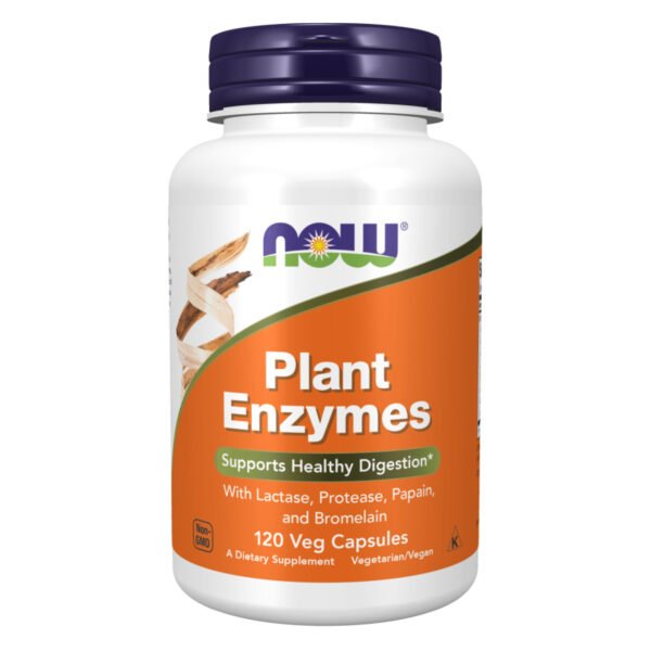 Now Foods Ферменти рослинні — 120 рослинних капсул