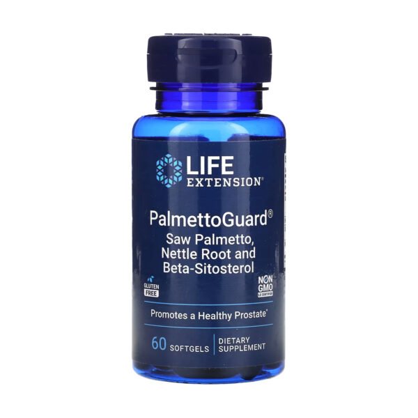 Life Extension PalmettoGuard® Формула сереної та кореня кропиви з бета-ситостеролом - 60 капсул