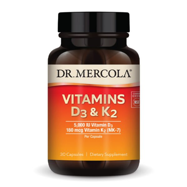 Vitamins D3 & K2 - 30 caps