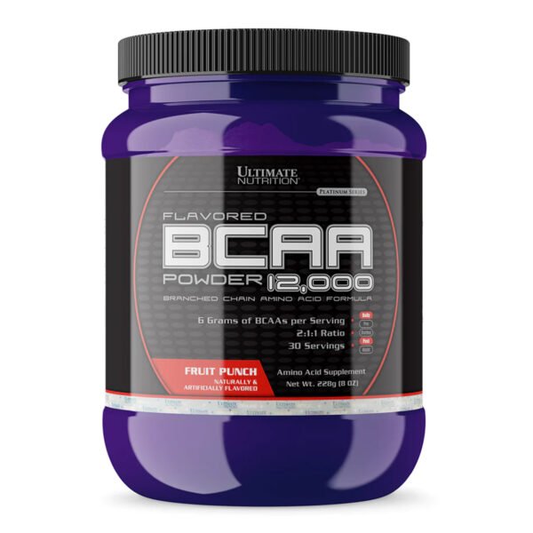 Ultimate Nutrition BCAA Порошок 12000 — 228 г Фруктовий Punch