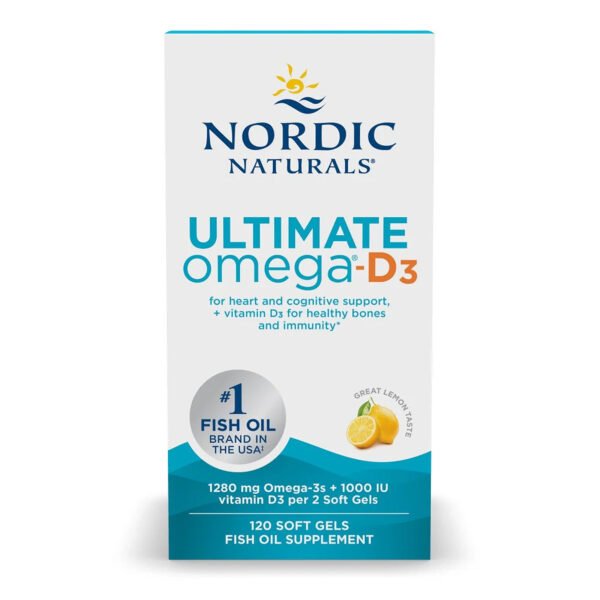 Nordic Naturals Ultimate Omega-D3 — 120 капсул