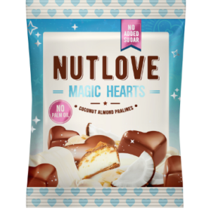 Nut Love Magic Hearts -100g Coconut Almond Pralines