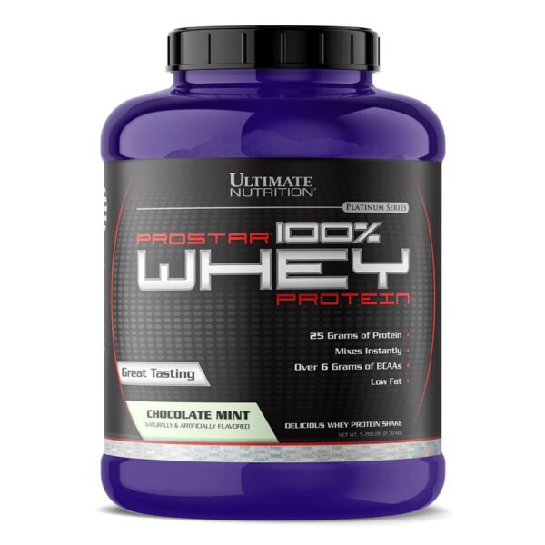 Ultimate Nutrition Prostar Whey — 2390 г шоколадно-м'ятний