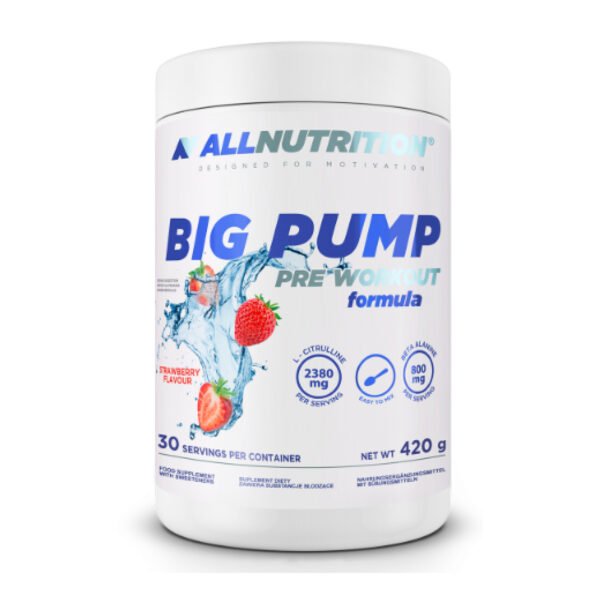 Allnutrition Big Pump Pre Workout Formula — 420 г полуниця