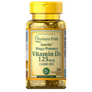 Vitamin C-1000 mg (Ester-C®) Plus Vitamin D-3; 125mcg (5000 IU) 60 Tablets
