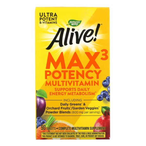 Nature's Way Max3 (з залізом) — 90 таблеток