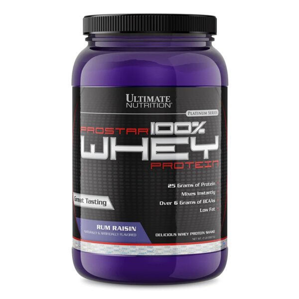 Ultimate Nutrition Prostar Whey — 907 г Ромова родзинка