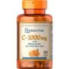 Vitamin C - 1000 mg with Bioflavonoids and Rose Hips - 100tabs