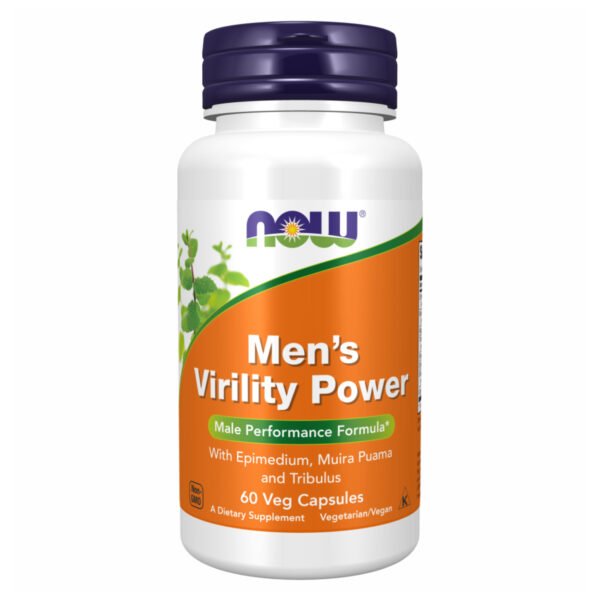 Now Foods Men's Virility Power — 60 рослинних капсул