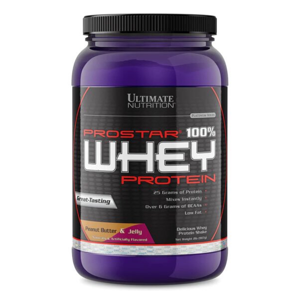 Ultimate Nutrition Prostar Whey — 907 г арахісове масло та желе