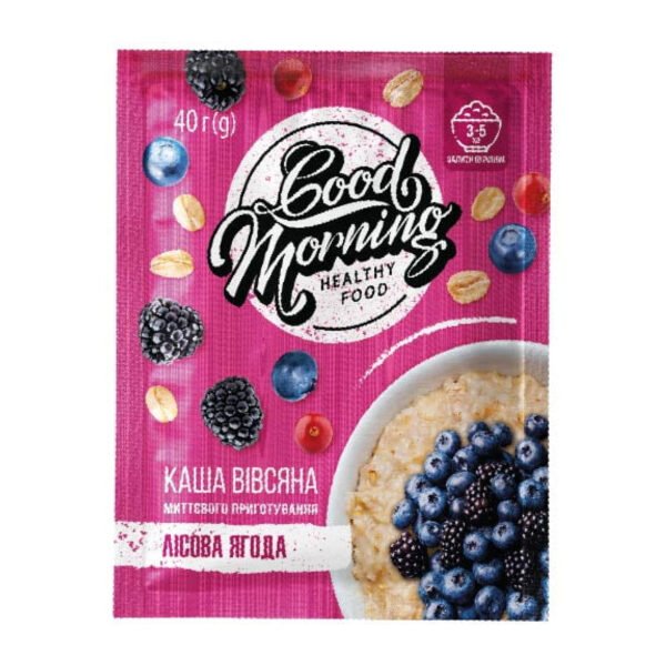 Monsters Good Morning Oatmeal — 30х40 г Лісові ягоди