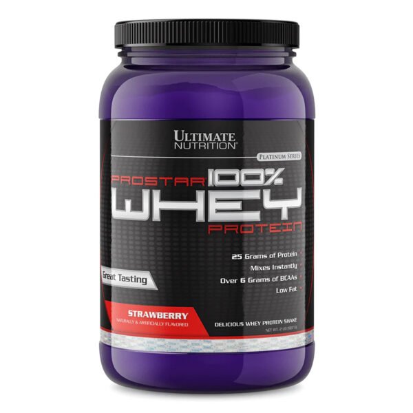 Ultimate Nutrition Prostar Whey — 907 г полуниця