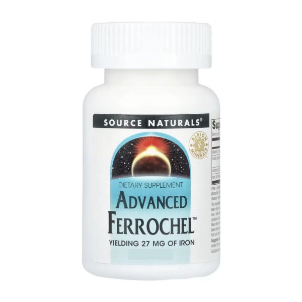 Source Naturals Advanced Ferrochel™ — 90 таблеток