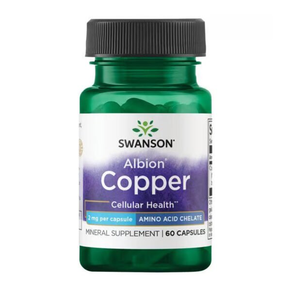 Swanson Albion Copper 2 мг — 60 капсул