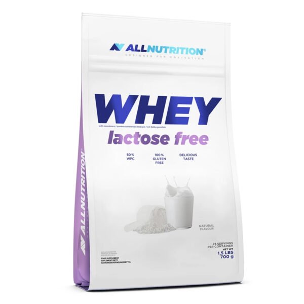 Allnutrition Whey Lactose Free — 700 г карамель