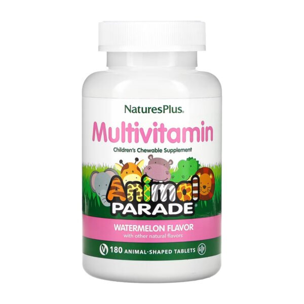 Nature's Plus Дитячі мультивітаміни — 180 таблеток Диня