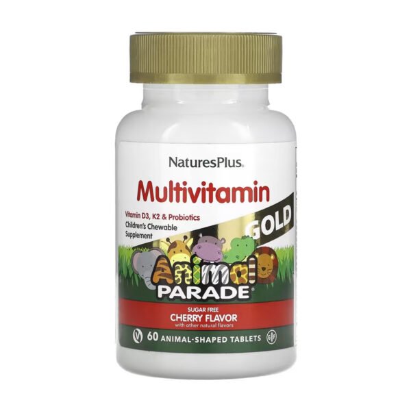 Nature's Plus Дитячі мультивітаміни — 60 таблеток вишня
