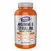 Now Foods L-аргінін Цитрулін 500мг/250мг - 240 рослинних капсул