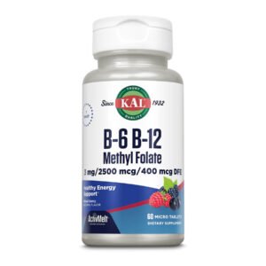 B6 B12 Methyl Folate - 60 tabs Mixed Berry (Пошкоджена банка)