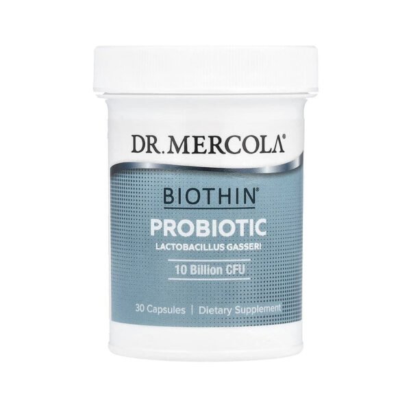 Dr. Mercola Biothin® Пробіотик 10 мільярдів КУО - 30 капсул