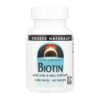 Source Naturals Біотин 5000 мкг — 60 таблеток