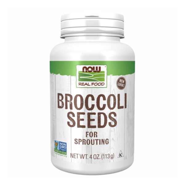Now Foods Насіння броколі для пророщування — 113 г