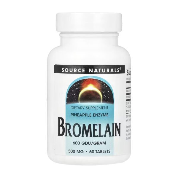 Source Naturals Бромелайн 600 GDU — 60 таблеток