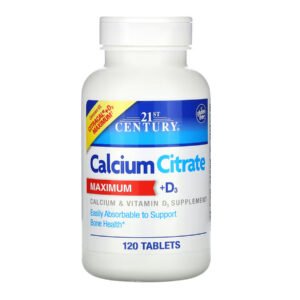 Calcium Citrate + D3 Max - 120 tabs (Пошкоджена банка)