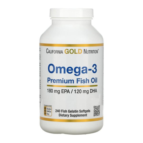 Omega-3 Premium Fish Oil 180mg - 240 softgels