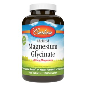 Chelated Magnesium Glycinate - 180 tabs
