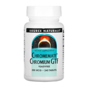 ChromeMate® Chromium GTF 200 mcg, Yeast Free - 240 tabs