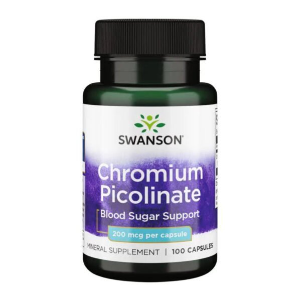 Chromium Picolinate 200mg - 100caps (Пошкоджена банка)