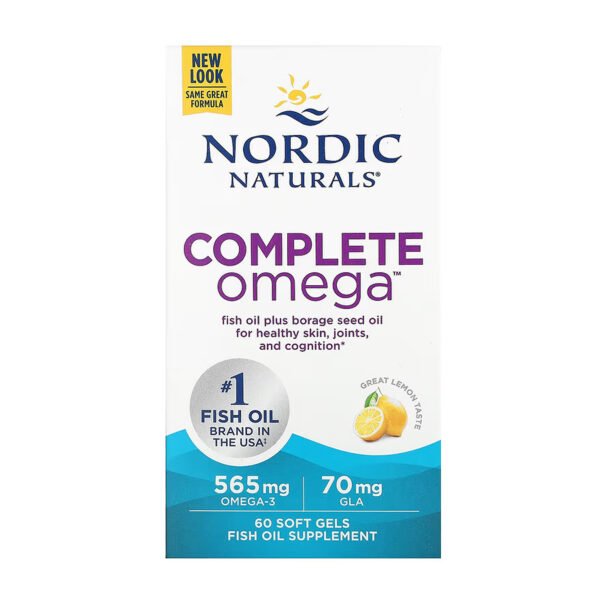 Nordic Naturals Complete Omega — 60 капсул