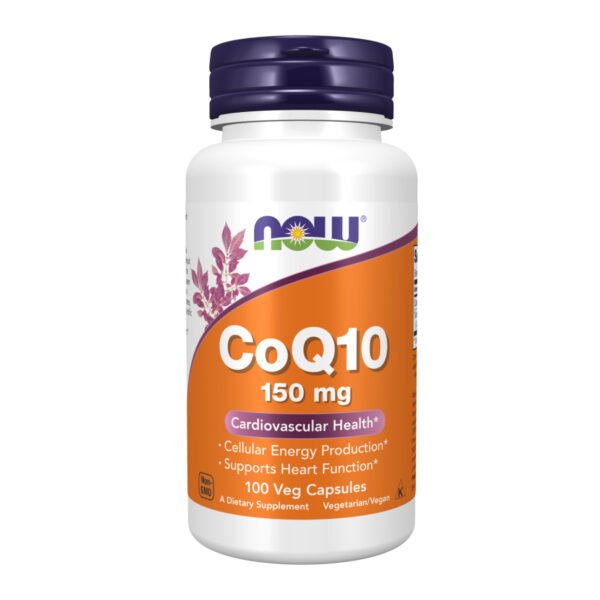 Now Foods CoQ10 150 мг — 100 рослинних капсул