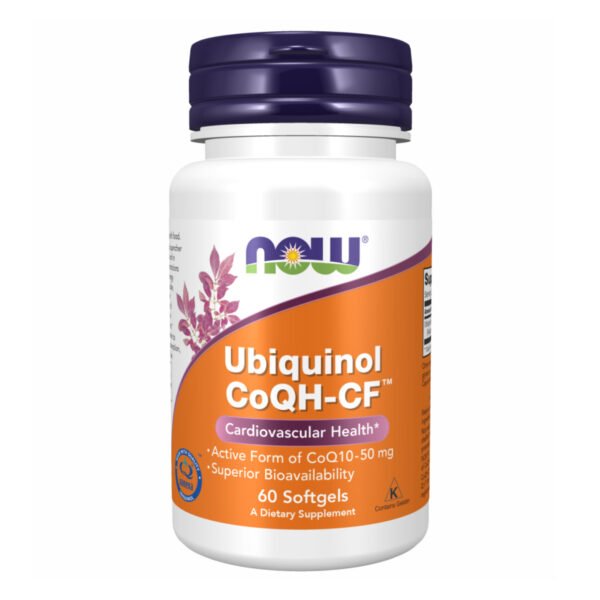 Now Foods CoQH-CF Убіхінол — 60 капсул
