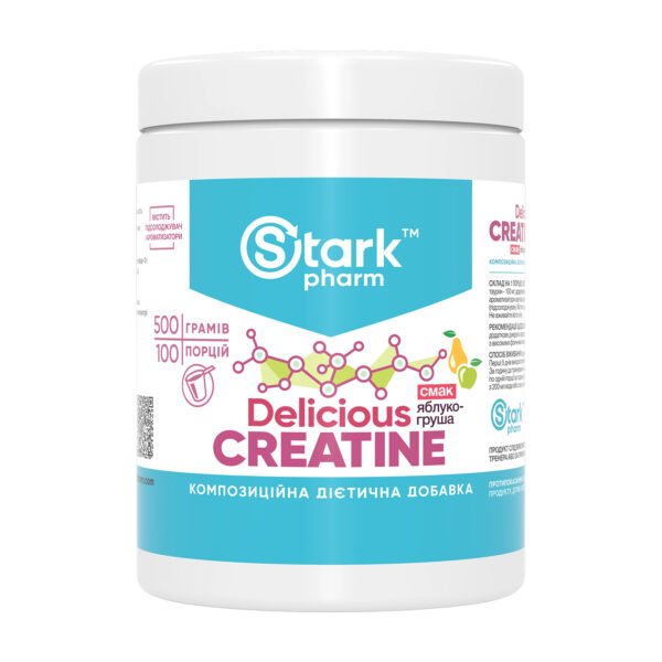 Stark Pharm Креатин Смачний — 500 г Яблуко-Груша