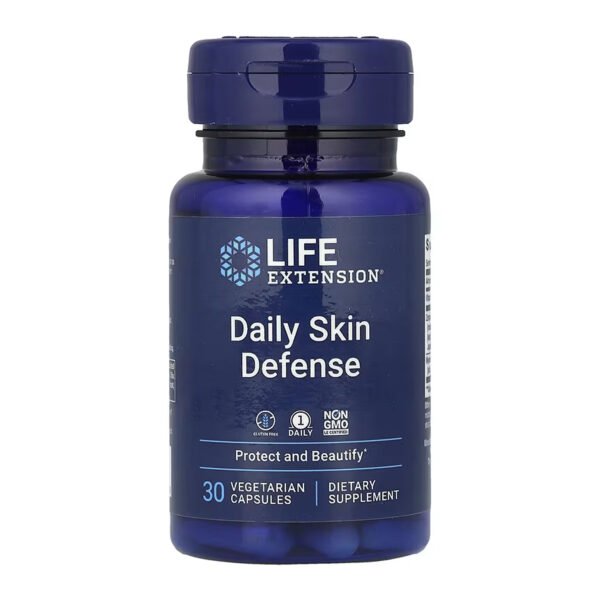 Life Extension Daily Skin Defense — 30 рослинних капсул