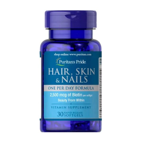 Puritans Pride Hair, Skin & Nails — 30 капсул