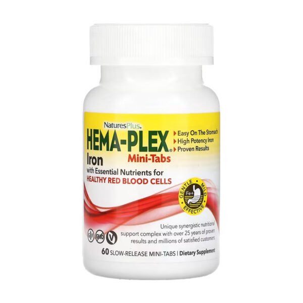 Nature's Plus Hema-Plex — 60 таблеток