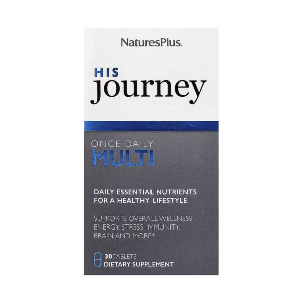 Nature's Plus His Journey Once Daily Multi — 30 таблеток